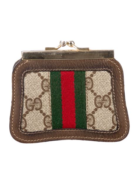 gucci coin pouch mens red|authentic gucci wallet.